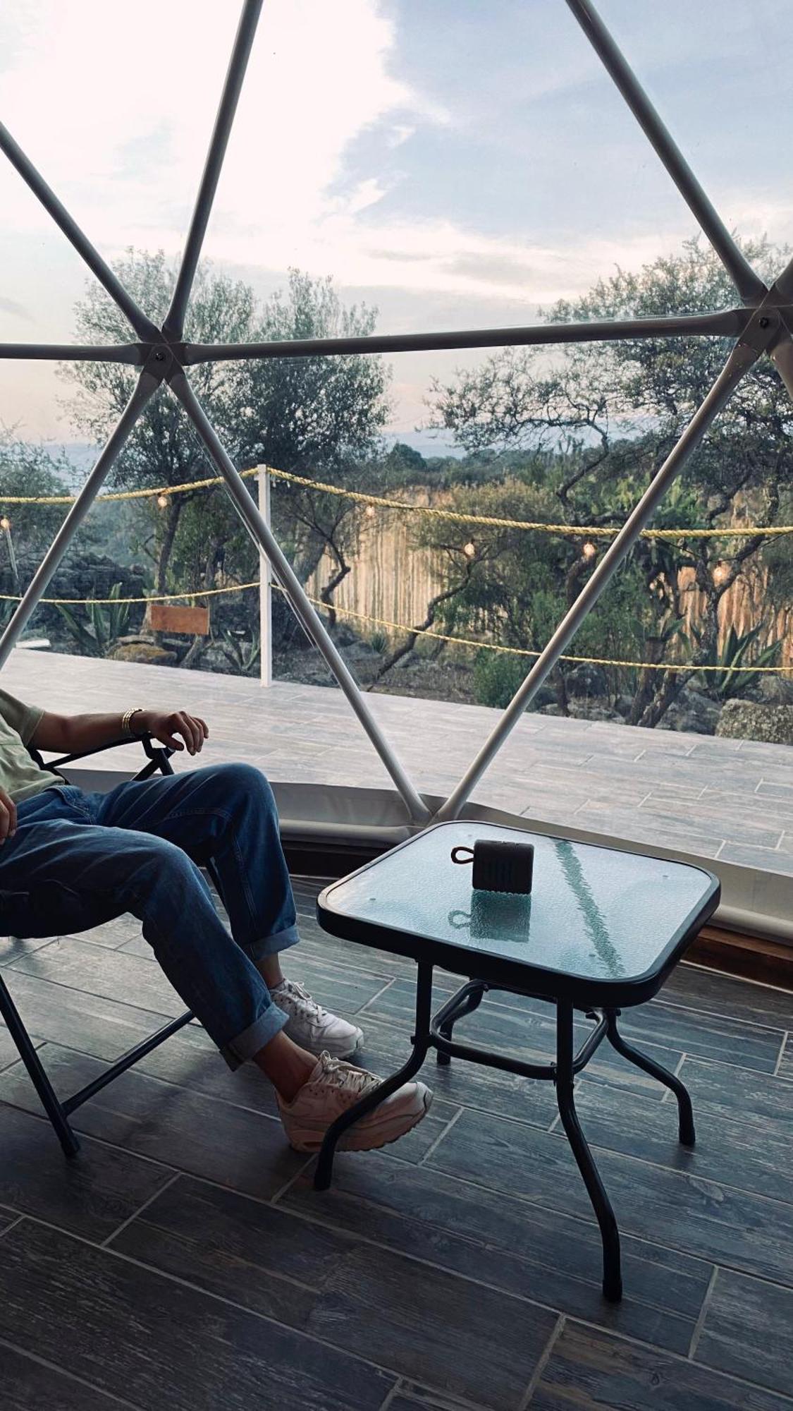 El Gato Glamping Con Vista A Prismas Basalticos Hotel Huasca de Ocampo Luaran gambar