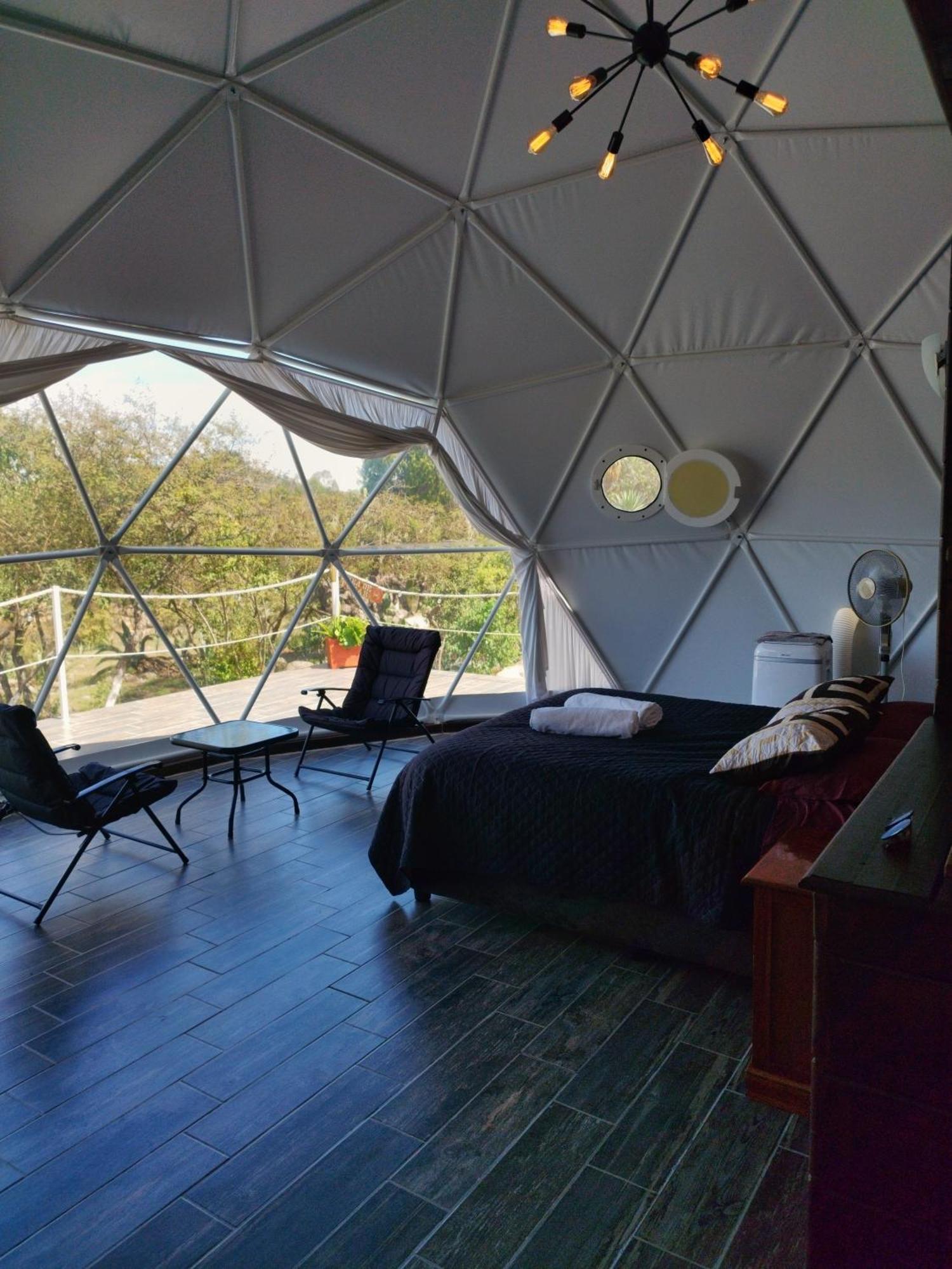 El Gato Glamping Con Vista A Prismas Basalticos Hotel Huasca de Ocampo Luaran gambar