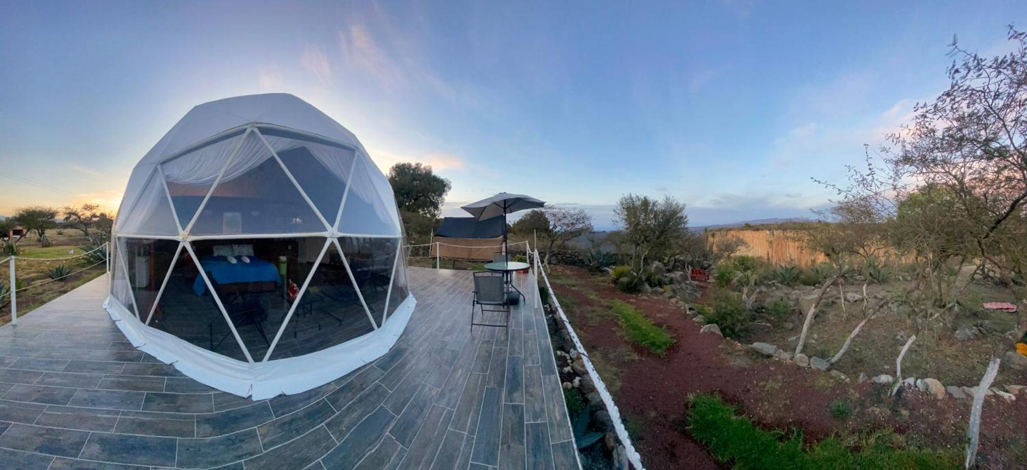 El Gato Glamping Con Vista A Prismas Basalticos Hotel Huasca de Ocampo Luaran gambar