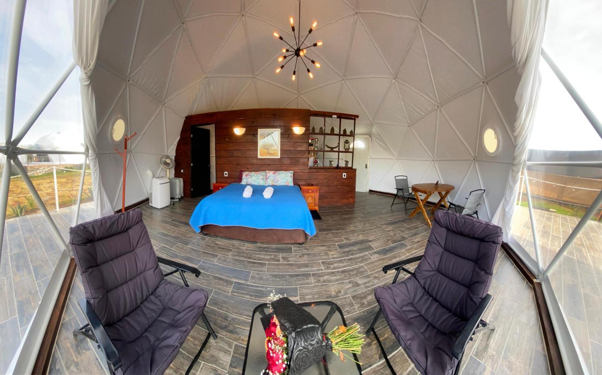 El Gato Glamping Con Vista A Prismas Basalticos Hotel Huasca de Ocampo Luaran gambar
