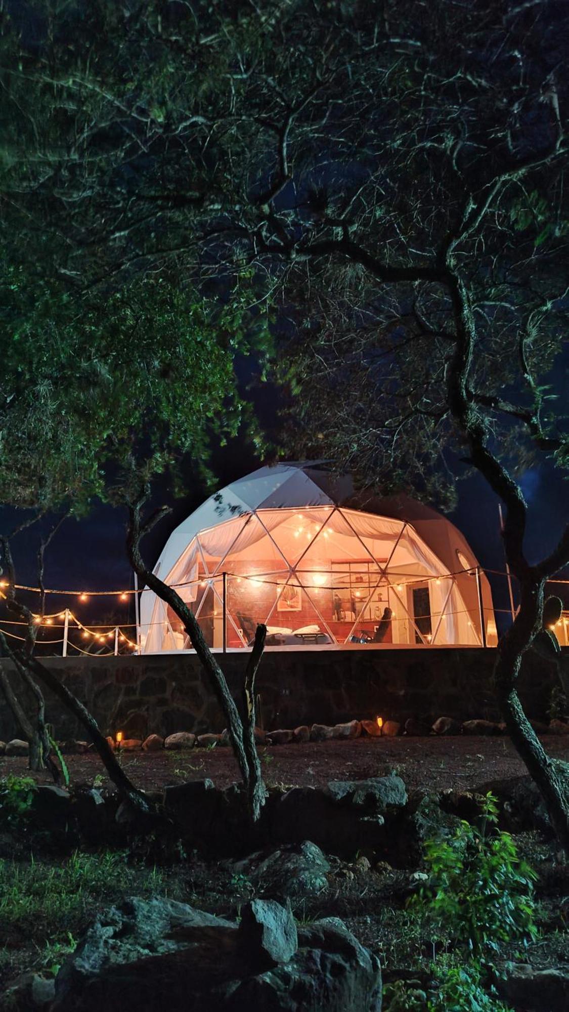 El Gato Glamping Con Vista A Prismas Basalticos Hotel Huasca de Ocampo Luaran gambar