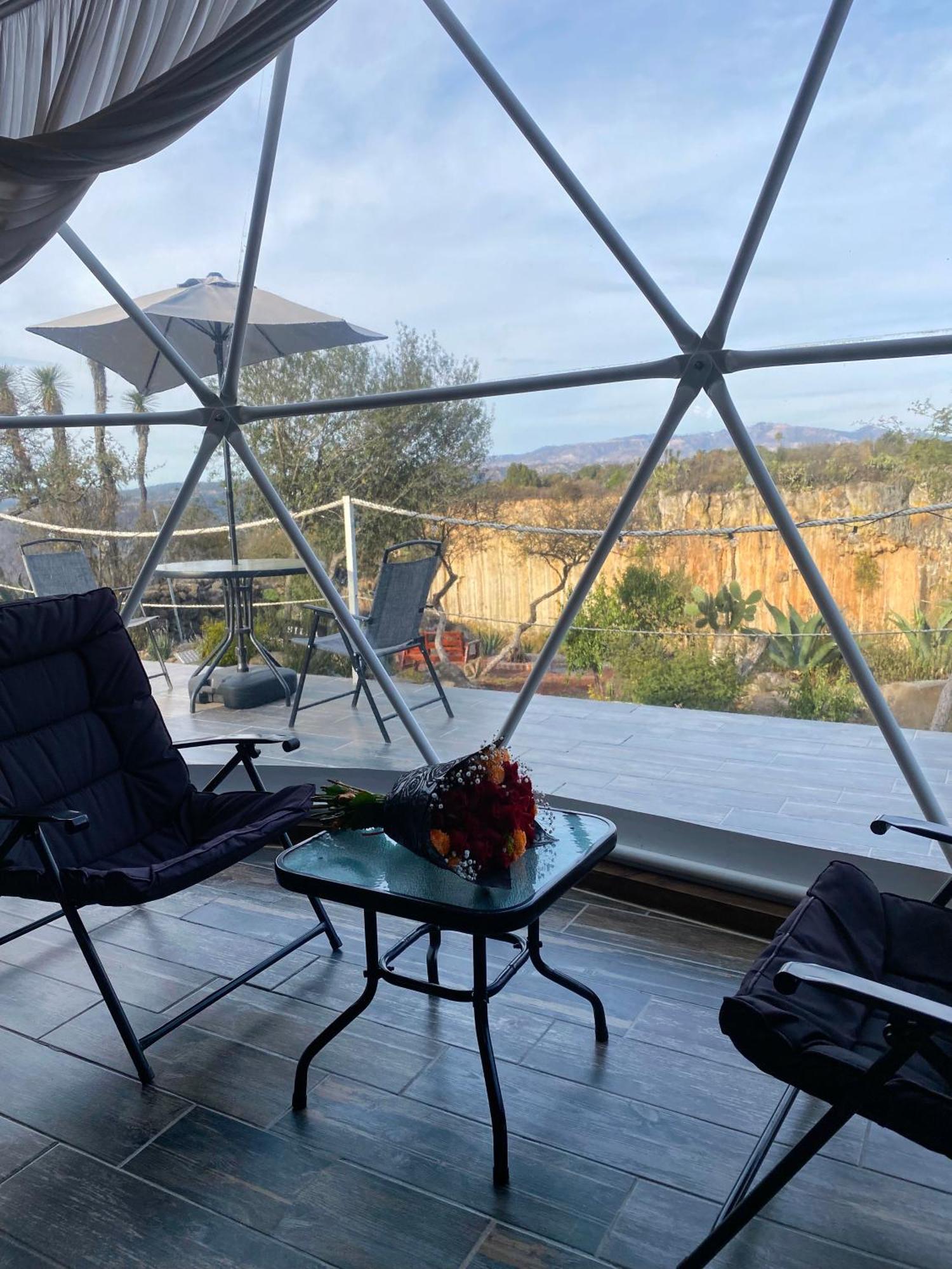 El Gato Glamping Con Vista A Prismas Basalticos Hotel Huasca de Ocampo Luaran gambar