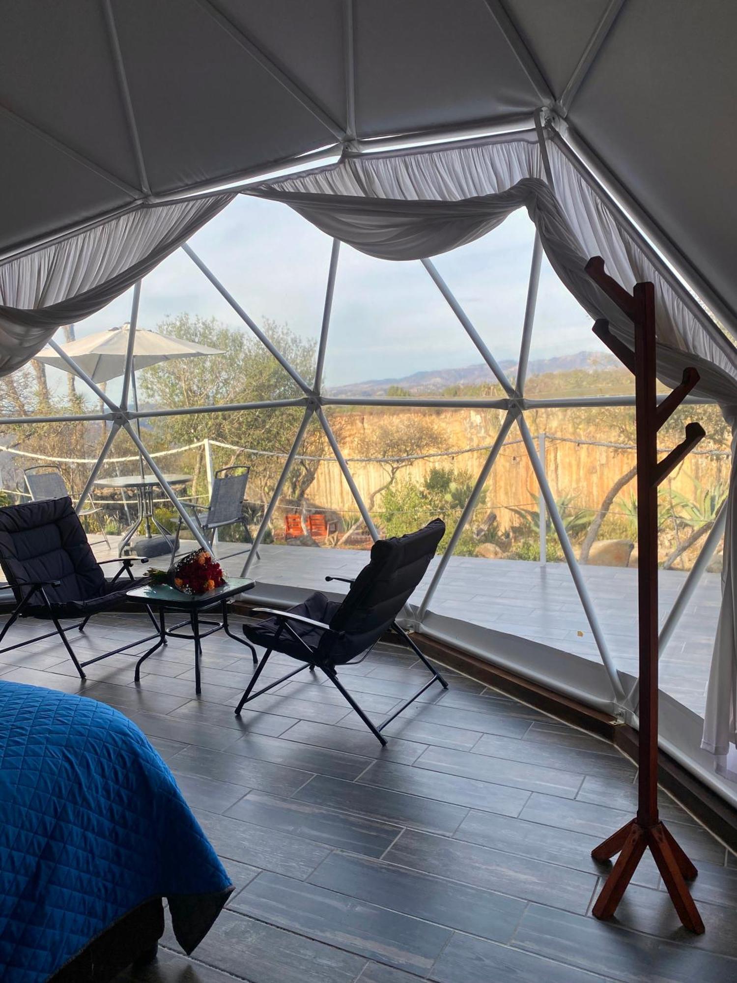 El Gato Glamping Con Vista A Prismas Basalticos Hotel Huasca de Ocampo Luaran gambar