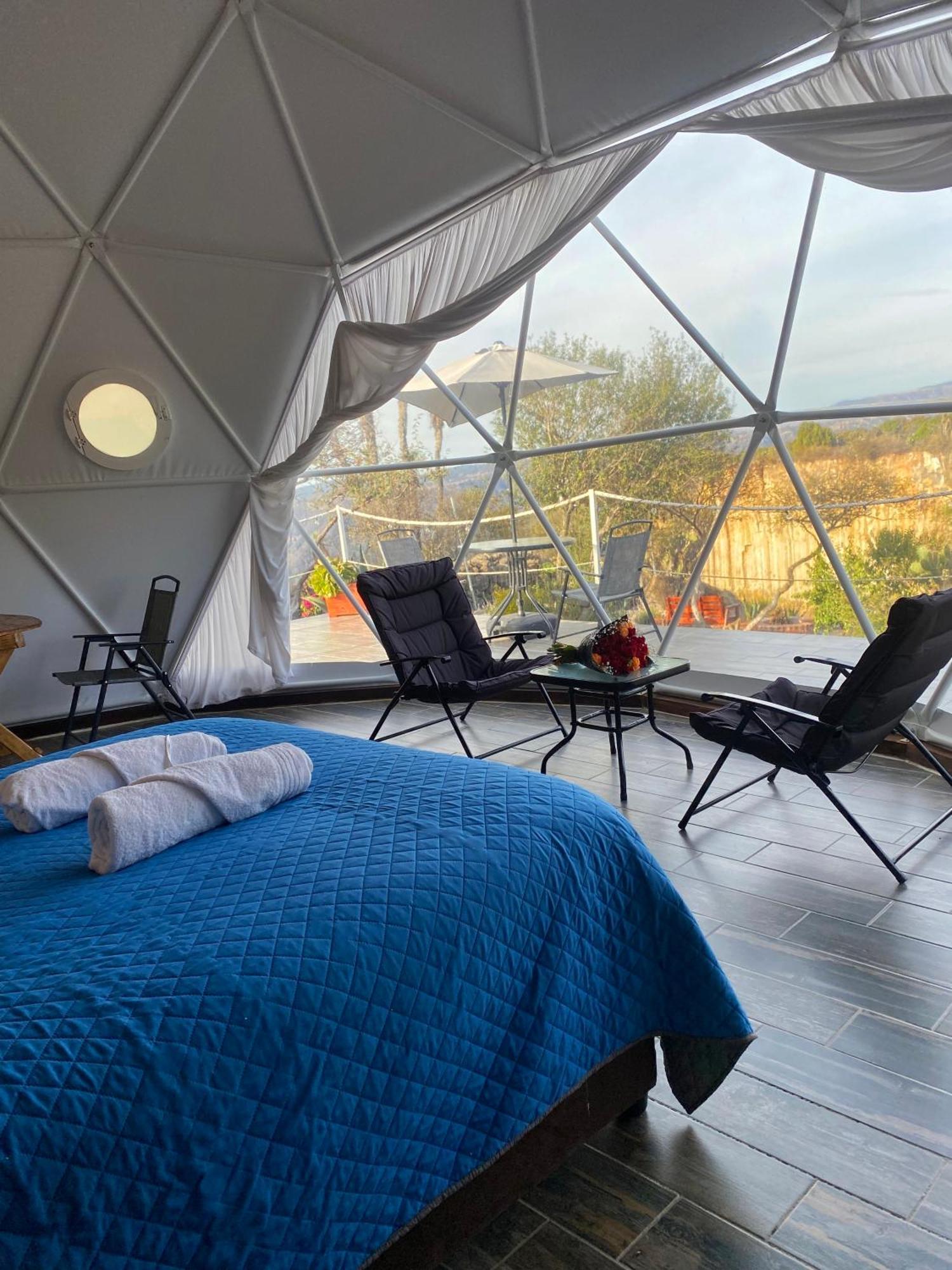 El Gato Glamping Con Vista A Prismas Basalticos Hotel Huasca de Ocampo Luaran gambar