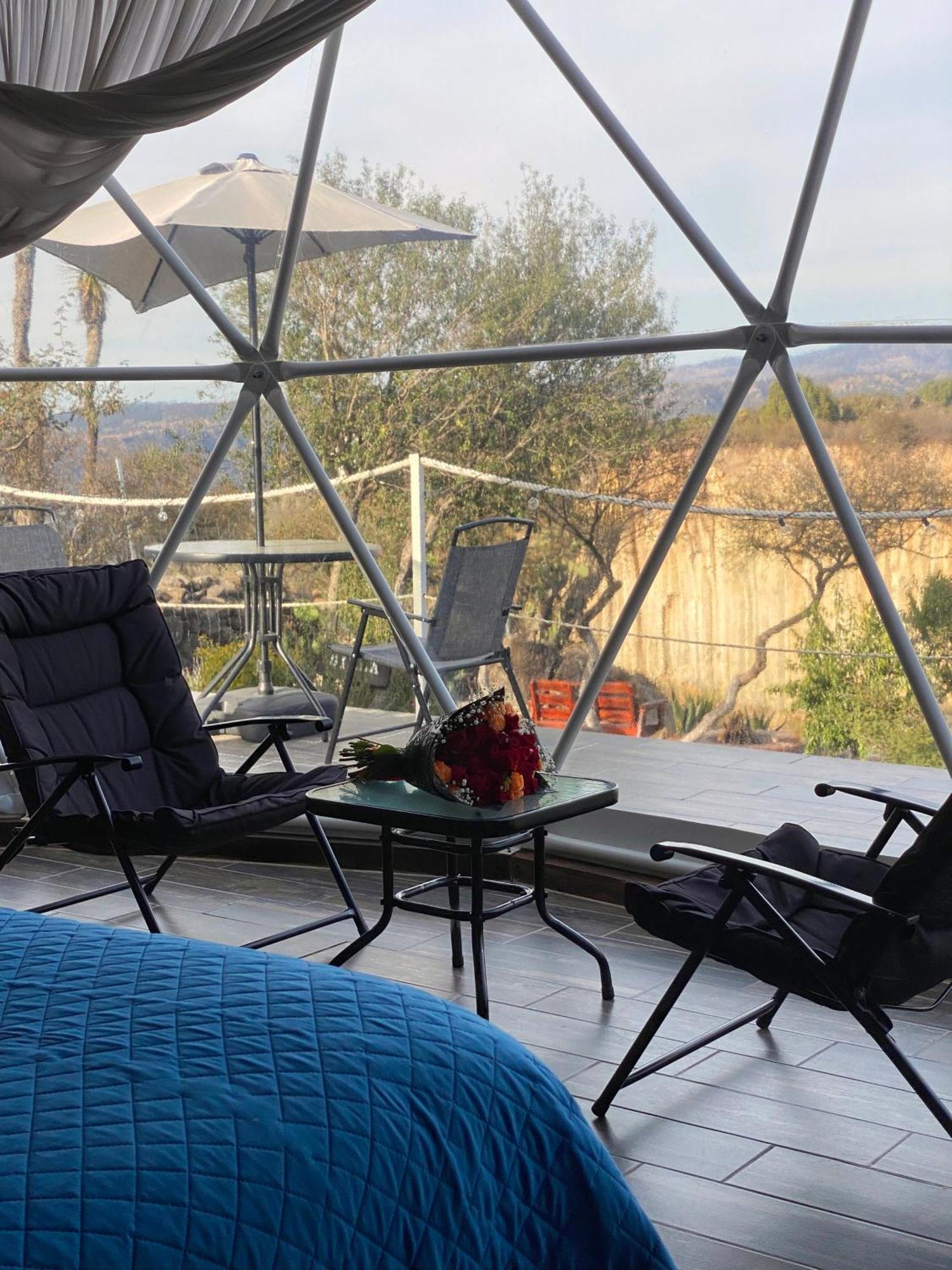 El Gato Glamping Con Vista A Prismas Basalticos Hotel Huasca de Ocampo Luaran gambar