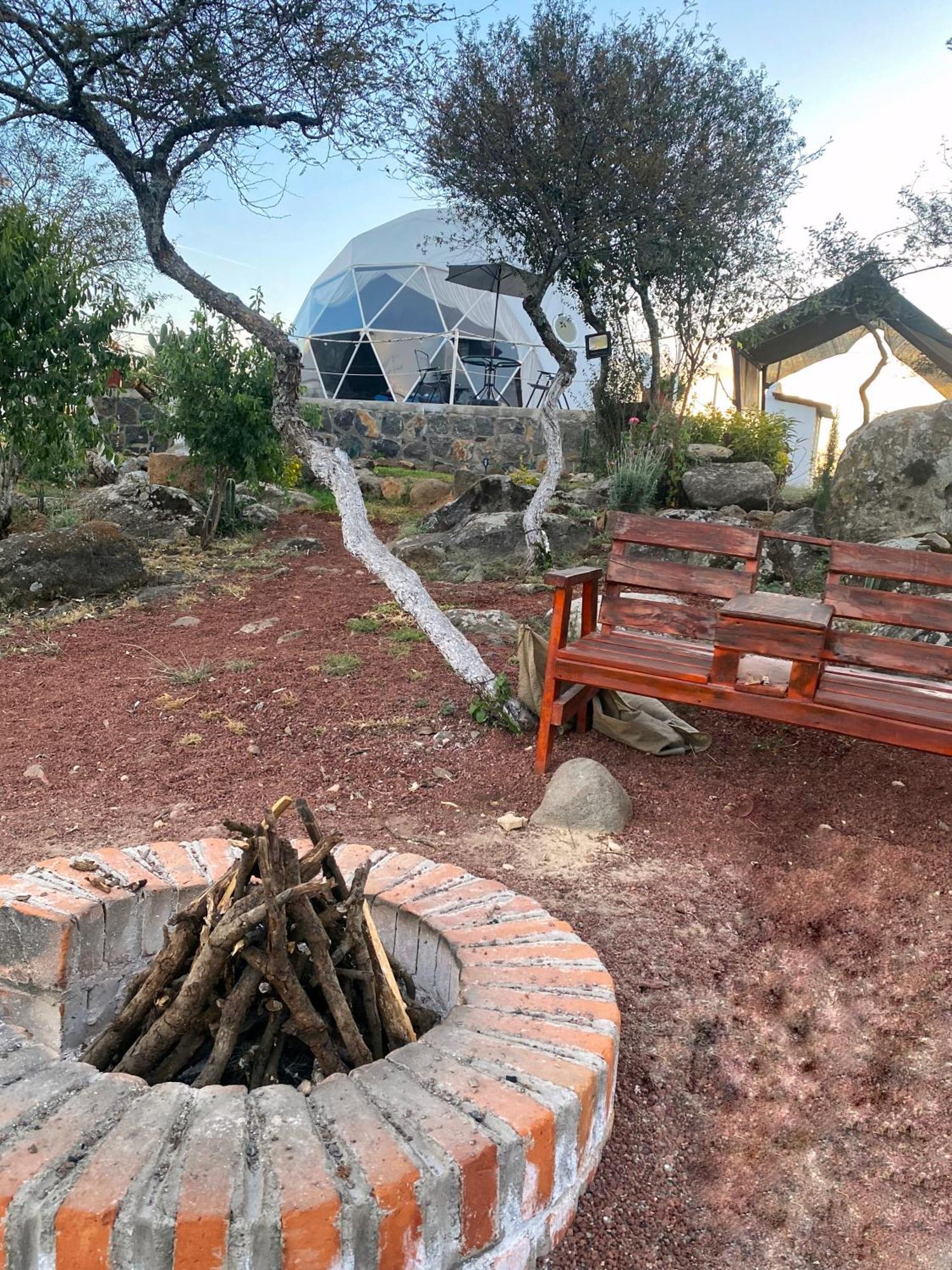 El Gato Glamping Con Vista A Prismas Basalticos Hotel Huasca de Ocampo Luaran gambar