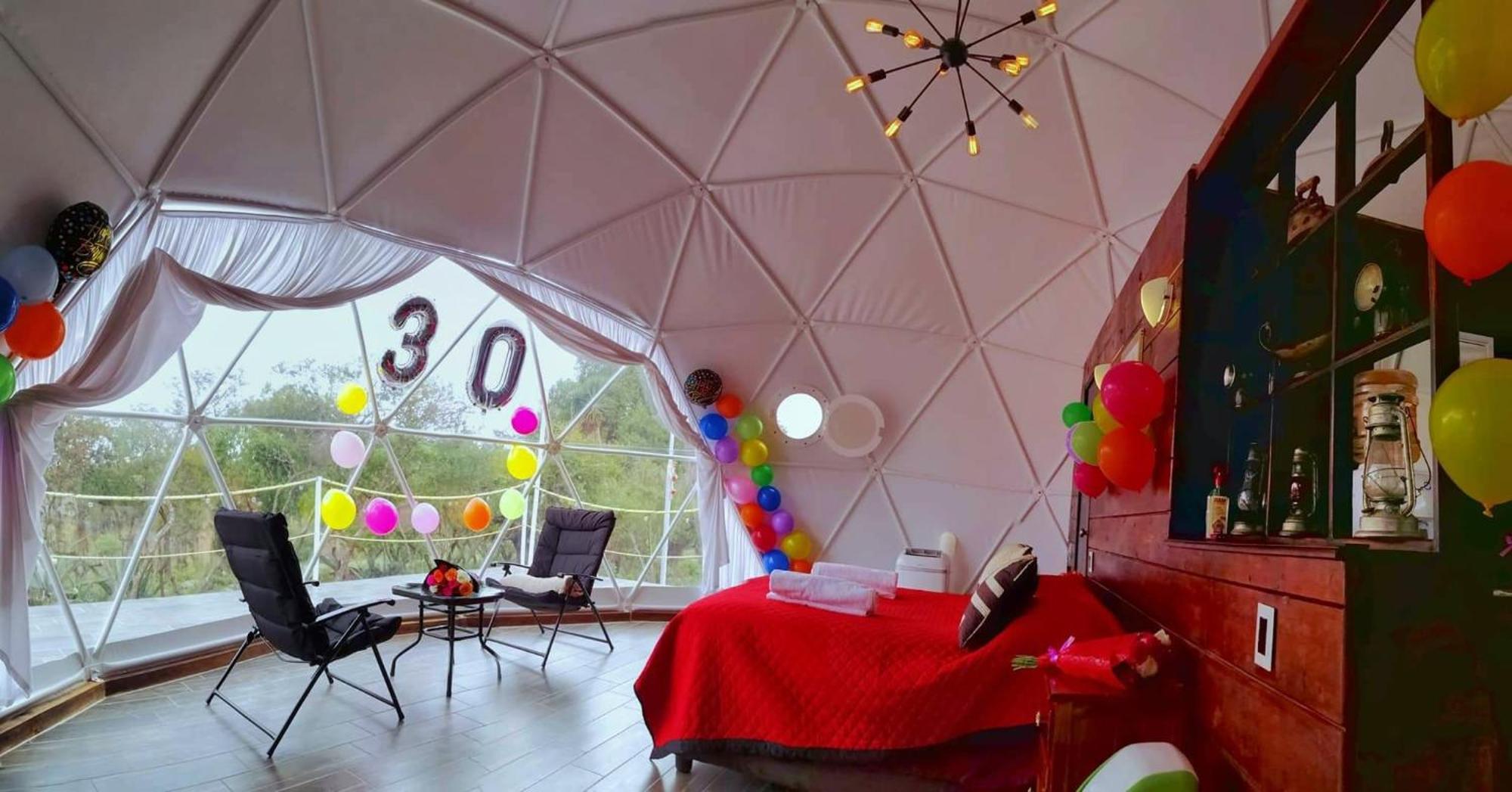 El Gato Glamping Con Vista A Prismas Basalticos Hotel Huasca de Ocampo Luaran gambar