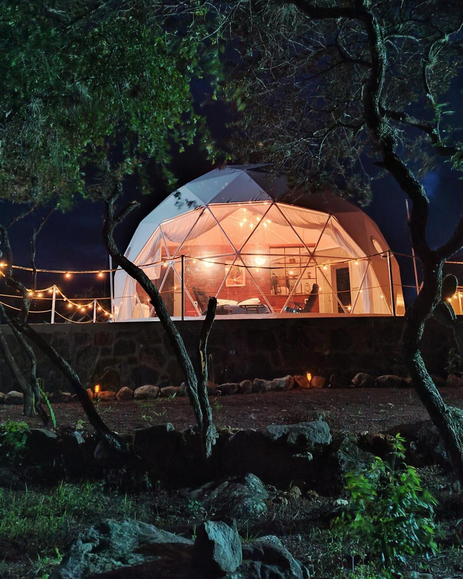 El Gato Glamping Con Vista A Prismas Basalticos Hotel Huasca de Ocampo Luaran gambar